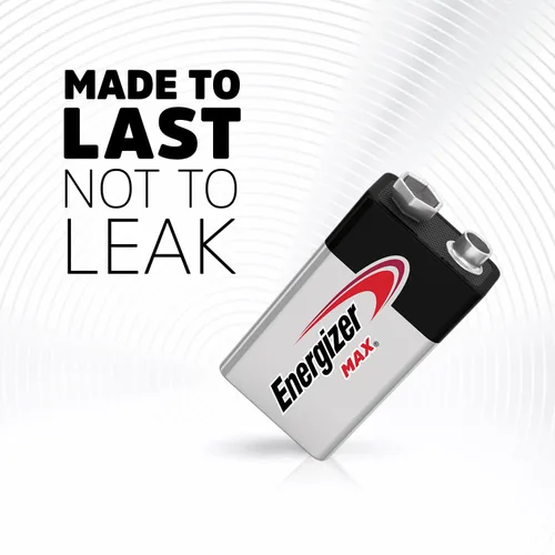 Vista 8 de Energizer MAX - Baterías de 9 V (paquete de 2), baterías alcalinas de 9 voltios - El empaque puede variar