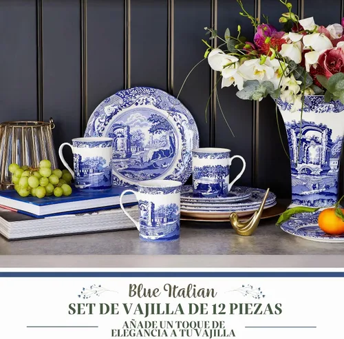 Vista 2 de Spode Blue Italian Sets (juego de 12 piezas)