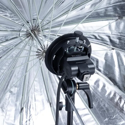 Vista 7 de Godox EC200 II - Cabezal de extensión para flash Godox AD200Pro II, extensor de cabeza de 200 W con cable de extensión de 2M, zapata fría de metal