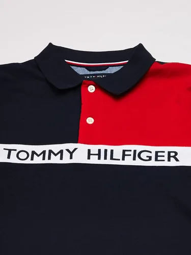 Vista 2 de Tommy Hilfiger Boys' Short Sleeve Fashion Polo Shirt