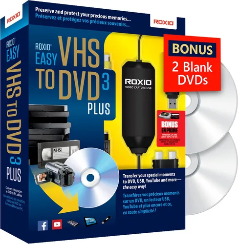 Vista 11 de Roxio Easy VHS to DVD for Mac VHS, Hi8, V8 Video to DVD or Digital Converter [Mac Disc]