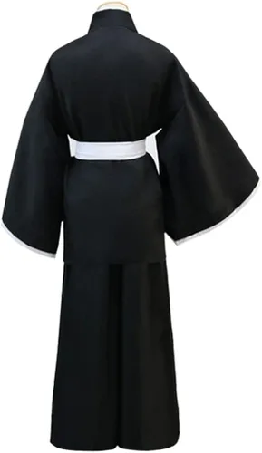 Vista 4 de Kendo Hakama Aikido - Disfraz de samurái japonés de judo de algodón para artes marciales, uniforme Kendogi, kimono, pantalón profesional
