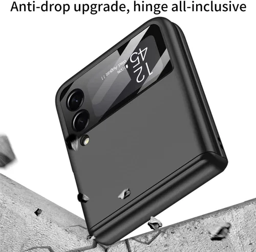 Vista 4 de SHIEID Z Flip 4 - Funda para Galaxy Z Flip 4 con protección de bisagra, funda Flip 4 con protector de pantalla compatible con Galaxy Z Flip 4 5G