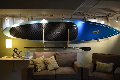 Vista 3 de The Harbor SUP Paddle Board Estante de almacenamiento de pared