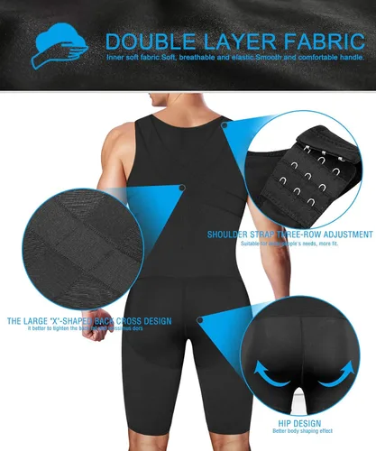 Vista 3 de DoLoveY - Body de compresión para hombre
