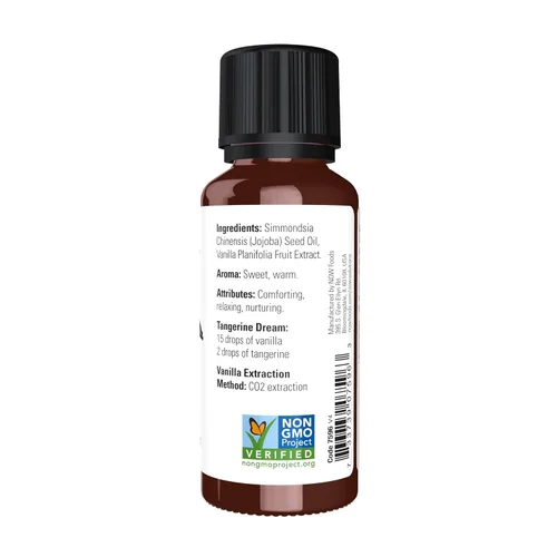 Vista 2 de NOW Foods Aceites esenciales, aceite de vainilla, mezcla de extracto puro de vainilla en aceite de jojoba puro, aroma dulce de aromaterapia, vegano