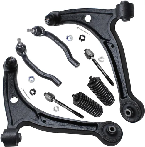 Vista 49 de Detroit Axle - Kit de brazos de control de extremo de 8 piezas para Toyota 2001-2003 Highlander 2002-2003 Camry Lexus ES300, 2 conjuntos de brazos