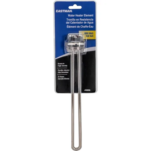 Vista 9 de Eastman Elemento calentador de agua eléctrico recto de 120 V x 1500 W de alta densidad, elemento de calentamiento de agua caliente con funda