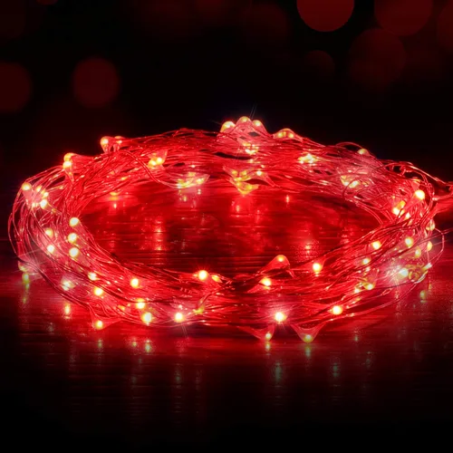 Vista 8 de Ariceleo Guirnalda de luces LED de hadas USB, 1 paquete de luces de hadas de alambre de cobre para interiores, dormitorio, festival, Navidad, boda