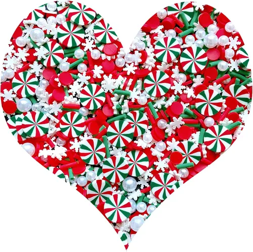 Vista 34 de Chispitas Falsas Chispitas Falsas de Navidad Chispitas Falsas de Caramelo Chispitas de Arcilla Polimérica Chispitas Poliméricas Rebanadas de Arcilla