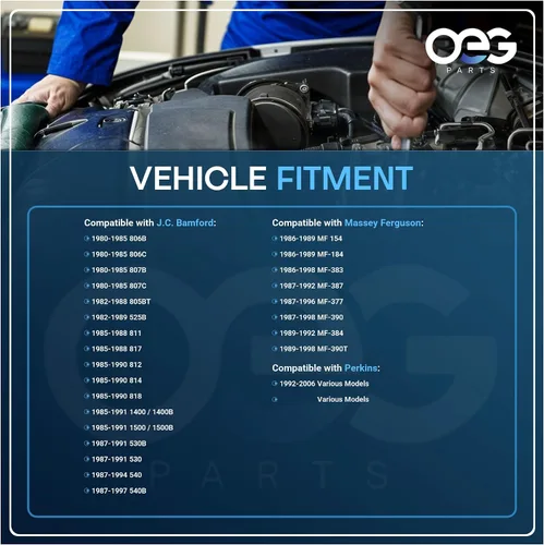 Vista 4 de OEG Parts Nuevo Alternador Compatible con Perkins Diesel Todos MF- 6-354 4-236 4-235 4-248 AD3-152 54022353 54022354 54022432 54022445 9-515-031