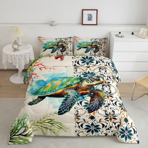 Vista 40 de Feelyou Juego de edredón de panda de dibujos animados para niños, edredón de animales lindos para niños y niñas, juego de ropa de cama kawaii panda