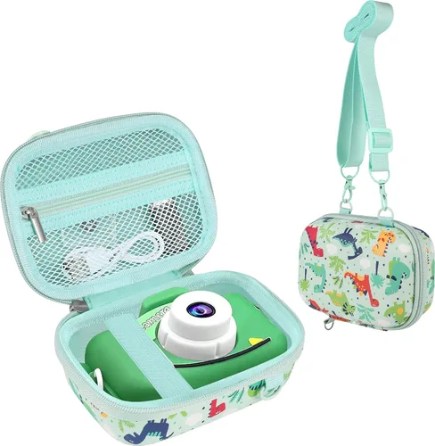 Vista 12 de Leayjeen Funda para cámara para niños compatible con OUTUVAS/Goopow/Mgaolo/HOOMOON/Juguetes de cámara para niños y videocámara digital para niños