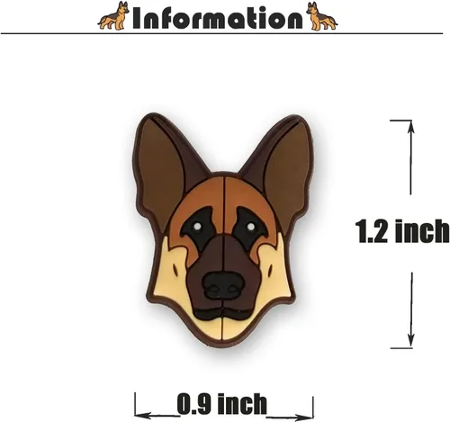 Vista 2 de Yalexqiu Dijes para zapatos de perro para decoración de zapatos de zueco dijes de perro para zapatos, cachorros, mascotas, para niños, adultos