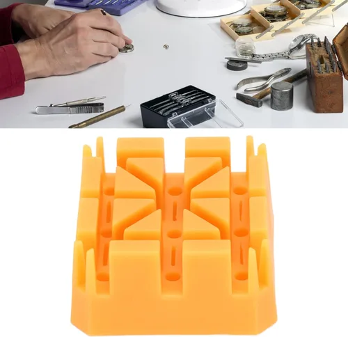 Vista 3 de plplaaoo Herramientas de reloj, Soporte de banda de reloj, Kit de reloj, Kit de reparación de reloj, Kit de herramientas de la banda de reloj, Reloj