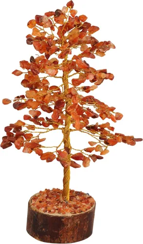Vista 18 de FASHIONZAADI Árbol de Gemas de Turmalina Negra - Árbol Bonsái de Dinero Feng Shui para Decoración del Hogar - Regalo Espiritual de Cristal