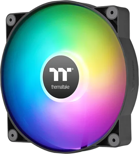 Vista 11 de Thermaltake CT120 ARGB Sync Ventilador de enfriamiento para PC (paquete de 2 ventiladores), sincronización de placa base de 5V, 16.8 millones
