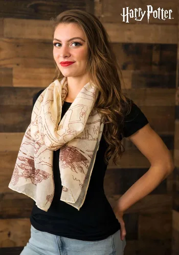 Vista 2 de elope Bufanda de Harry Potter Marauders Map para mujer