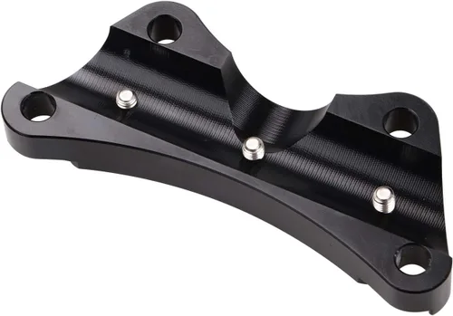 Vista 7 de Abrazadera de manillar de motocicleta negra Abrazadera superior de manillar de 1 pulgada para modelos Harley Touring 1997-2023