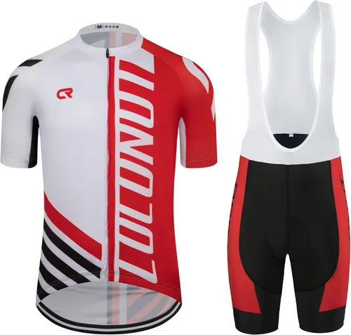 Vista 54 de Coconut Ropamo CR - Conjunto de camiseta de ciclismo para hombre, con cremallera y bolsillo con pantalones cortos con acolchado 4D