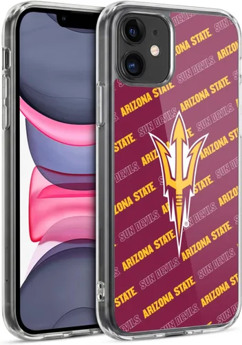 Vista 8 de Head Case Designs Funda de gel ASU Camou con licencia oficial de la Universidad Estatal de Arizona [protección de grado militar] compatible