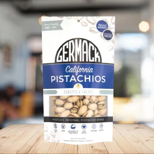 Vista 4 de Germack® - Extra Fancy California Pistachio Nuts - In-Shell - Tostado y salado (bolsa de 8 onzas)