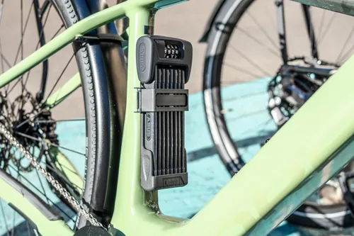 Vista 2 de ABUS Bordo 6000C/120 - Cerradura plegable con soporte para cerradura SH, cerradura de combinación de acero endurecido, cerradura de bicicleta