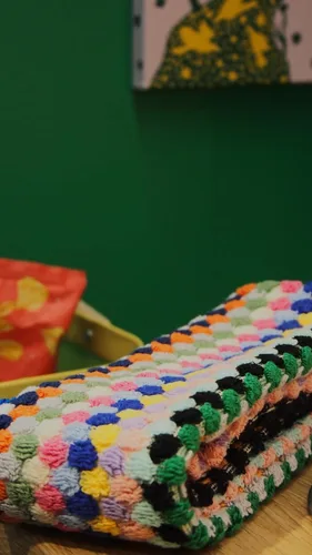 Vista 8 de Gummo Rainbow - Toallas de cocina de algodón turco de doble cara con pompones, colección de toallas de cocina, estilo bohemio (1)