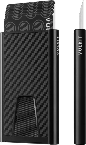 Vista 92 de VULKIT Cartera delgada minimalista para tarjetas VC500 VC500C, Rosado, Minimalista