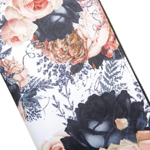 Vista 135 de Cartera de mano para mujer, estilo bohemio, con RFID, elegante, espaciosa con correa para viajes, capacidad para tarjetas, teléfono, dinero