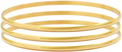 Vista 2 de My Daily Styles - Brazalete apilable para mujer, acero inoxidable, tres pulseras