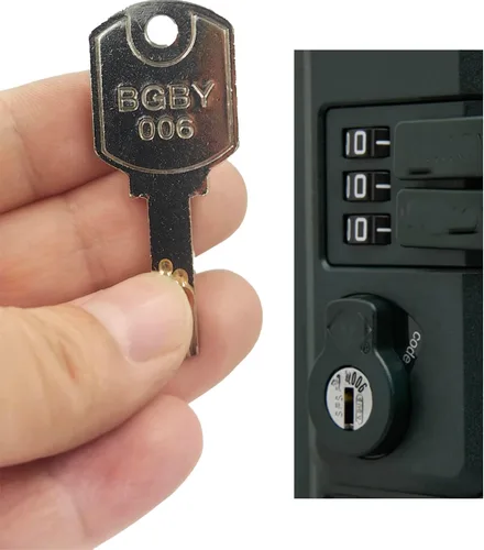 Vista 2 de Compatible con llave de equipaje TSA006 para Rimowa, reemplazo de llave TSA 006 para aduanas de bloqueo de equipaje RIMOWA, Plateado, cerradura