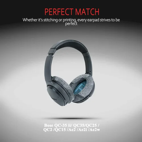 Vista 6 de Instant-Chill - Almohadillas profesionales para auriculares Bose, compatible con Bose QuietComfort 35 ii /QC35 /QC25 /QC2 /QC15 /Ae2 /Ae2i /Ae2w