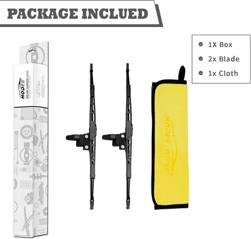 Vista 6 de (Paquete de 2) Escobilla trasera de repuesto para Toyota 4Runner 3ª generación 1996-2002, Accesorios para ventana trasera, Conjunto