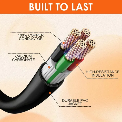 Vista 7 de Cable generador de 50 amperios de 10 pies, 14-50P a SS2-50R