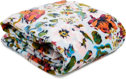 Vista 21 de Vera Bradley cobija de felpa extragrande para mujer, Individual/individual XL