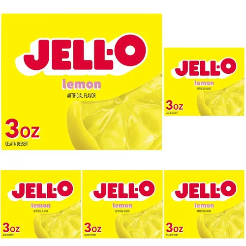 Vista 10 de Jell-O Mezcla de postre de gelatina de uva, caja de 3 onzas