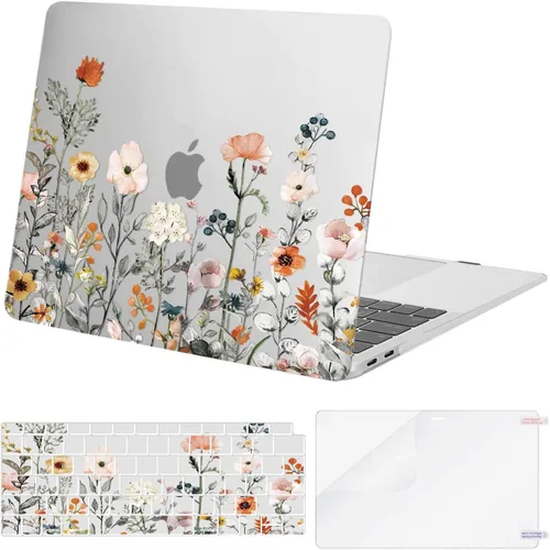 Vista 8 de MOSISO Funda compatible con MacBook Air de 13 pulgadas M1 2022-2018, morado Púrpura