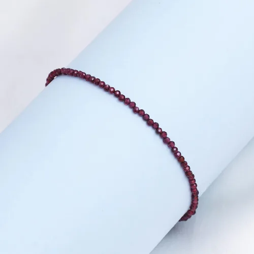 Vista 31 de Gempires - Tobillera ligera hecha a mano con cuentas, diseño clásico, hipoalergénica, chapada en plata de 11 pulgadas, regalo único para uso diario