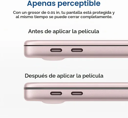 Vista 3 de amFilm Protector de pantalla para MacBook Neo 13'' 2026 Vidrio Templado