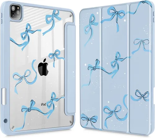 Vista 39 de May Chen Funda para iPad Pro de 11 pulgadas M2 de 4ª generación 2022, iPad Pro 11 de 3ª/2ª/1ª generación, Funda con cubierta trasera transparente a