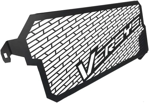 Vista 3 de Piezas de motocicleta para KLE650 VERSYS 650 Versys650 2015 2016 2017 2018 2019 2020 2021 Protector de radiador Protector de parrilla (negro)