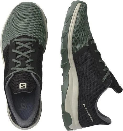 Vista 4 de Salomon Zapatos de senderismo Outbound Prism para hombre, Verde