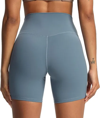 Vista 25 de Aoxjox Pantalones cortos Metamorph Deep V de 6" Azul (Cascade Blue)