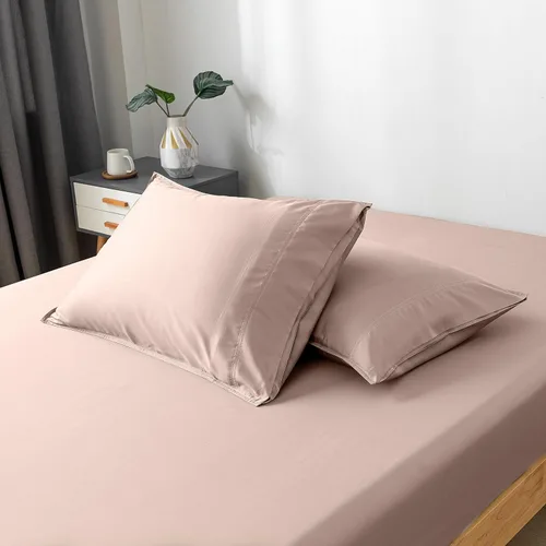 Vista 9 de Bella Coterie - Juego de fundas de almohada de bambú de lujo de tamaño estándar, 100% viscosa de bambú cultivada orgánicamente, ultra suave, Negro