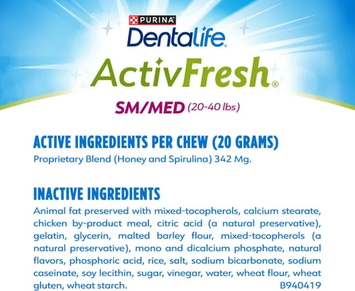 Vista 5 de DentaLife ActivFresh - Masticables para perros pequeños y medianos de 20 a 40 libras, masticables dentales para refrescar el aliento, sabor a pollo
