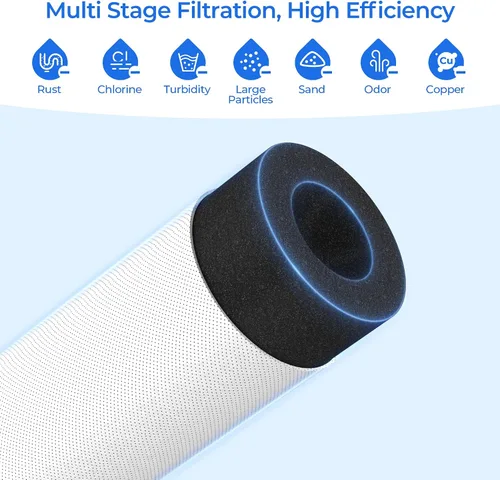 Vista 4 de Repuesto de filtro 100186, compatible con Amway eSpring UV Purifier 100185, 100186, 100187, 100188, 100189, 110720, 118384, 2