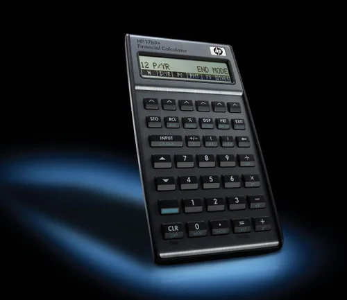 Vista 2 de HP 17BII Calculadora financiera color plateado