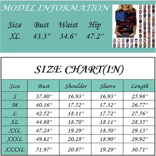 Vista 2 de GWNDHTBL Cool Shirts Women Plus Size Work Wide Sleeve Summer with Pockets Crewneck Light Loose Sunflower Tunics