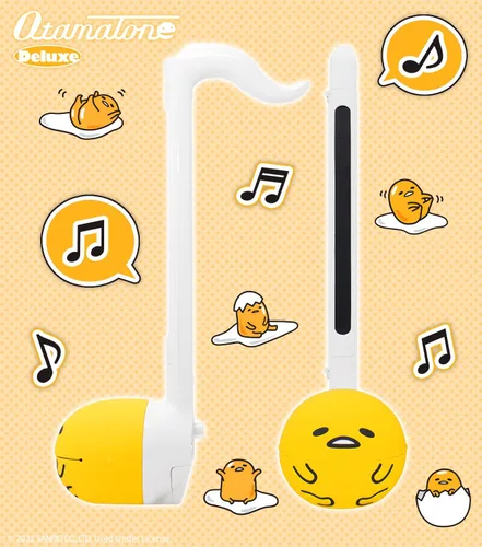 Vista 2 de Otamatone Deluxe [Sanrio Gudetama] Instrumento Musical Electrónico Sintetizador Portátil de Japón Maywa Denki de Japón